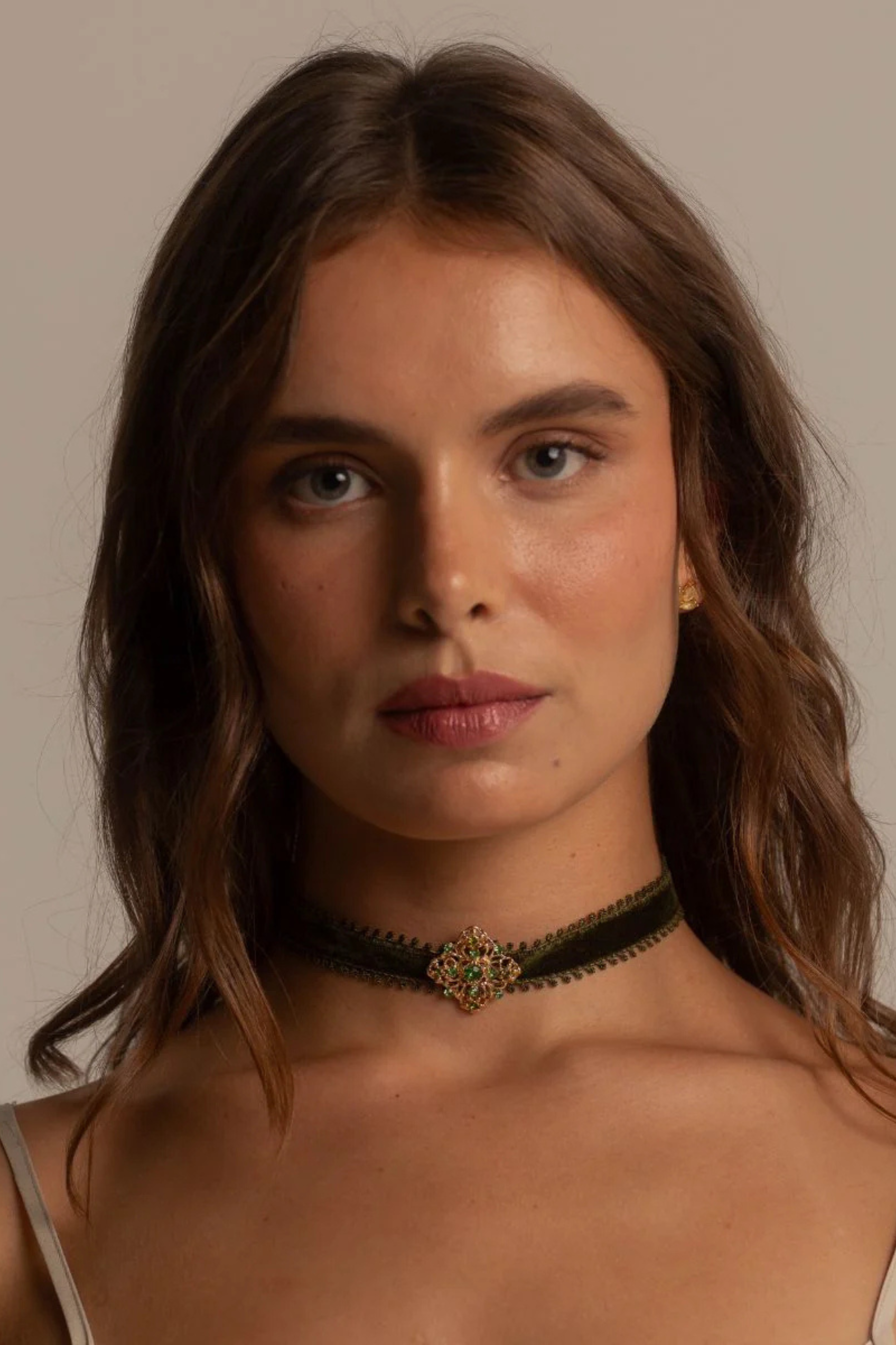 CHOKER TRIZTRIZ LIDIA VERDE