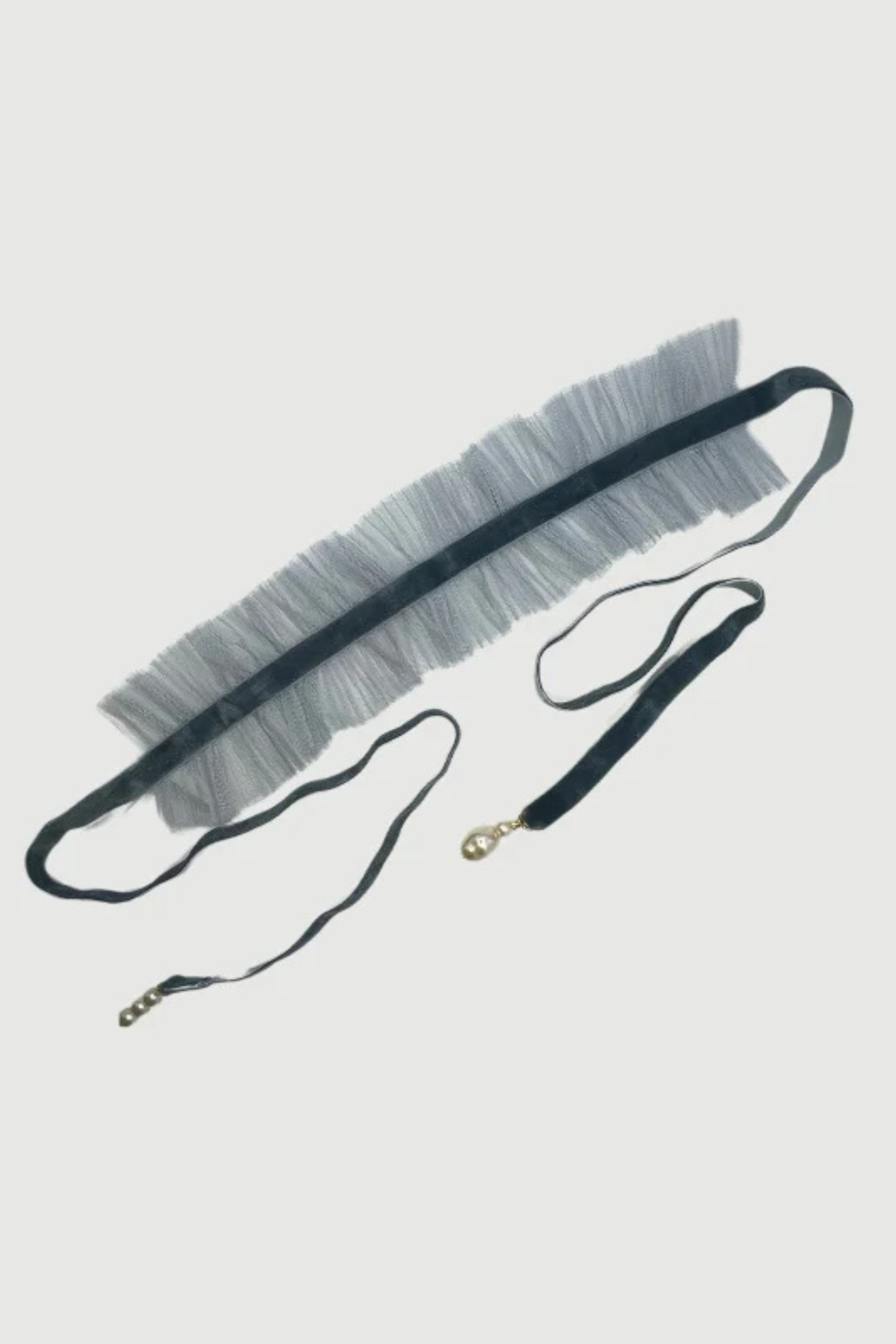 CHOKER TRIZTRIZ EUGENIA GRIS