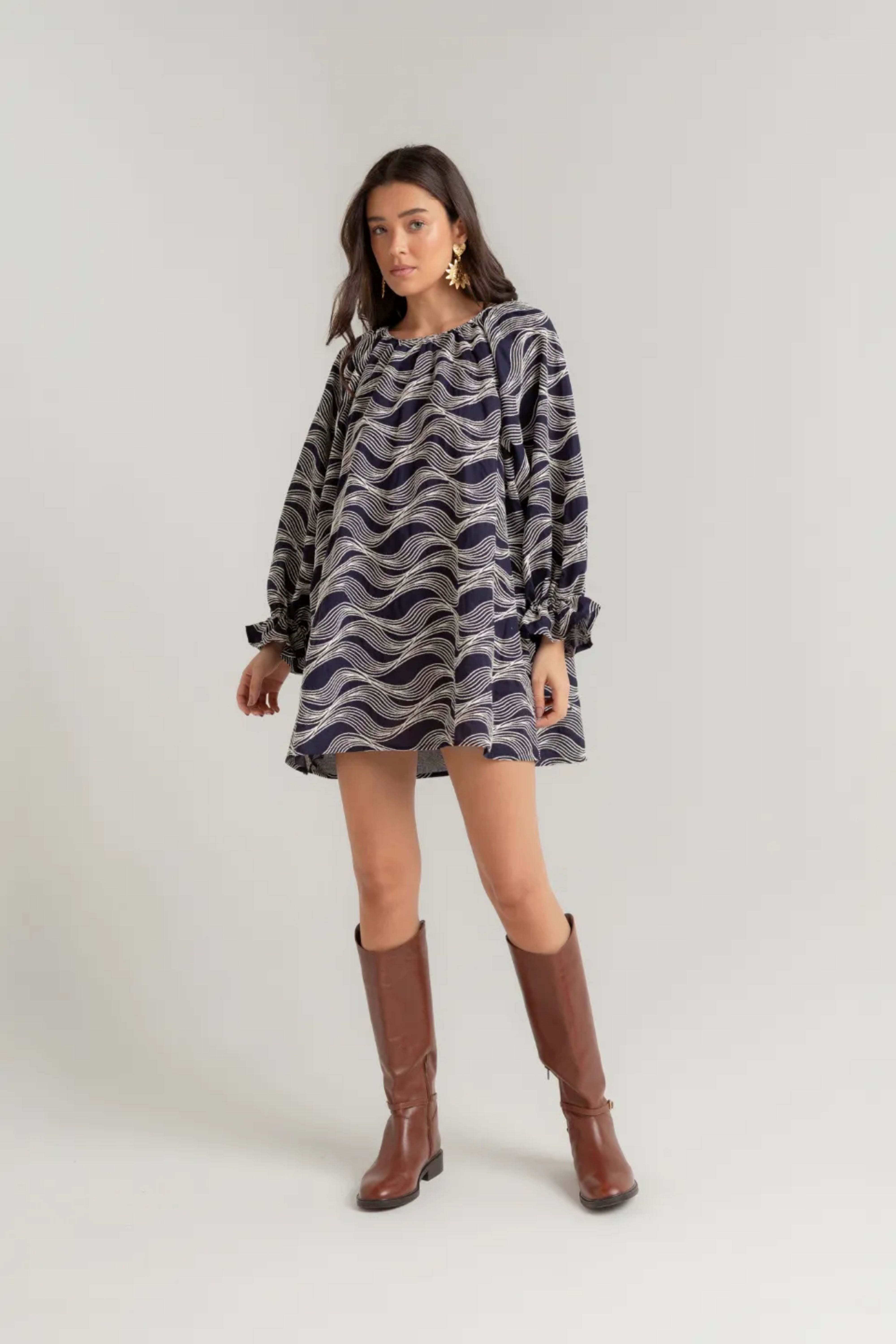 VESTIDO CAMISERO VINTAGE HORSE