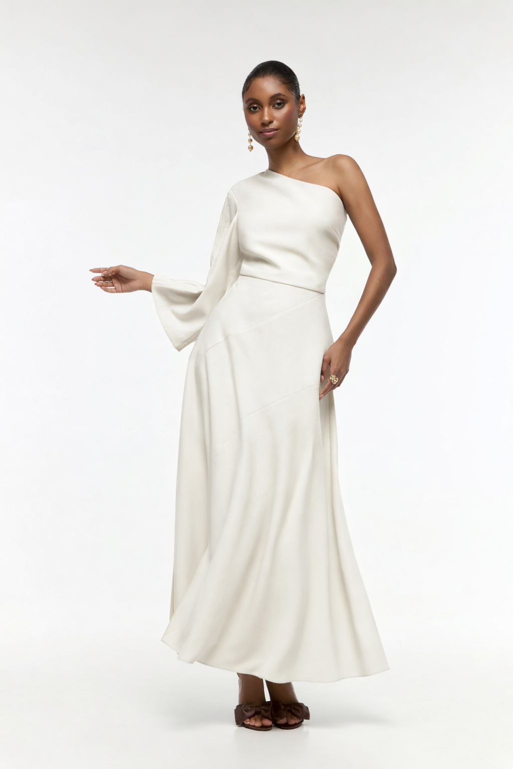 FALDA VIVIAN BLANCO ROTO