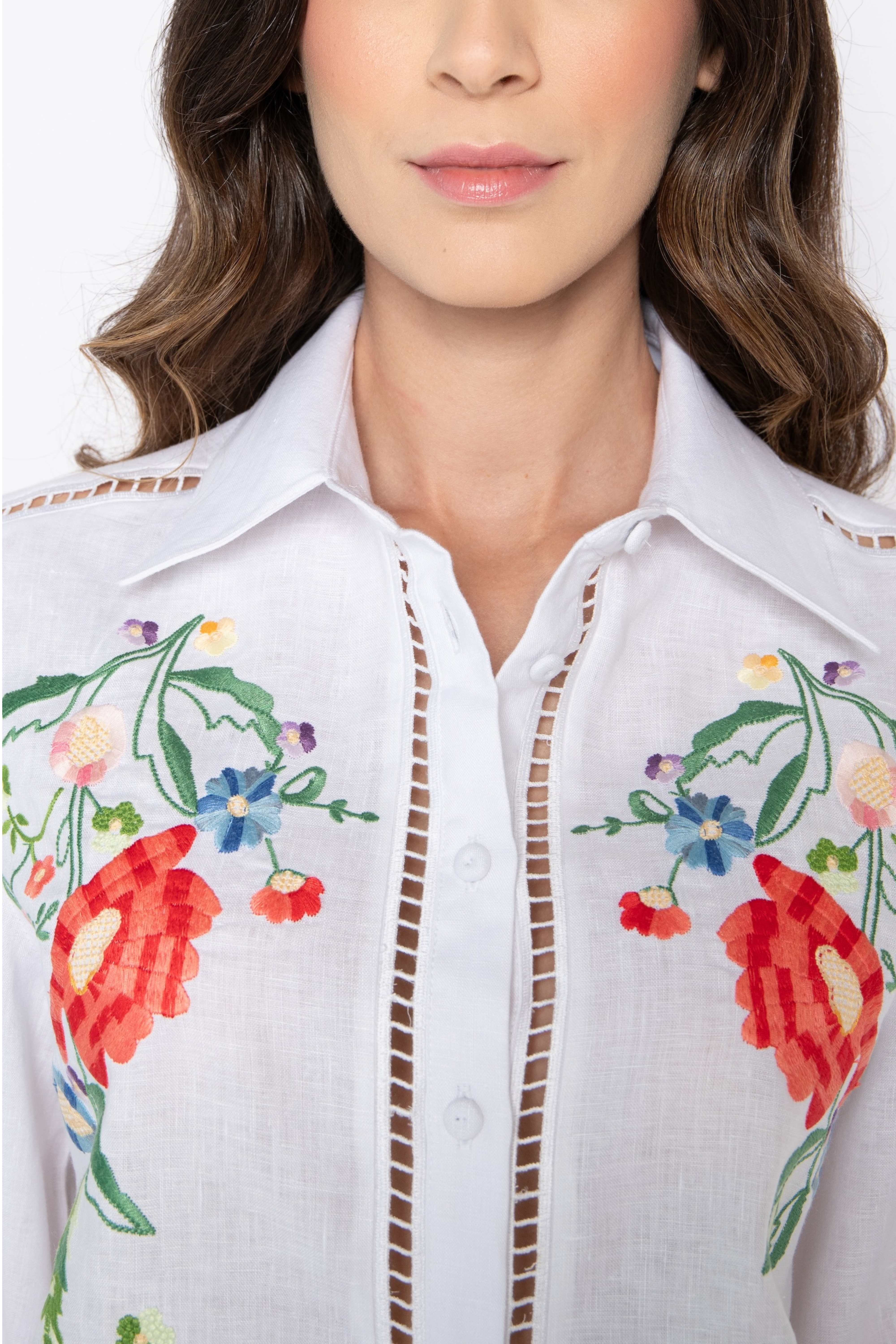 CAMISA BORDADA RUBI