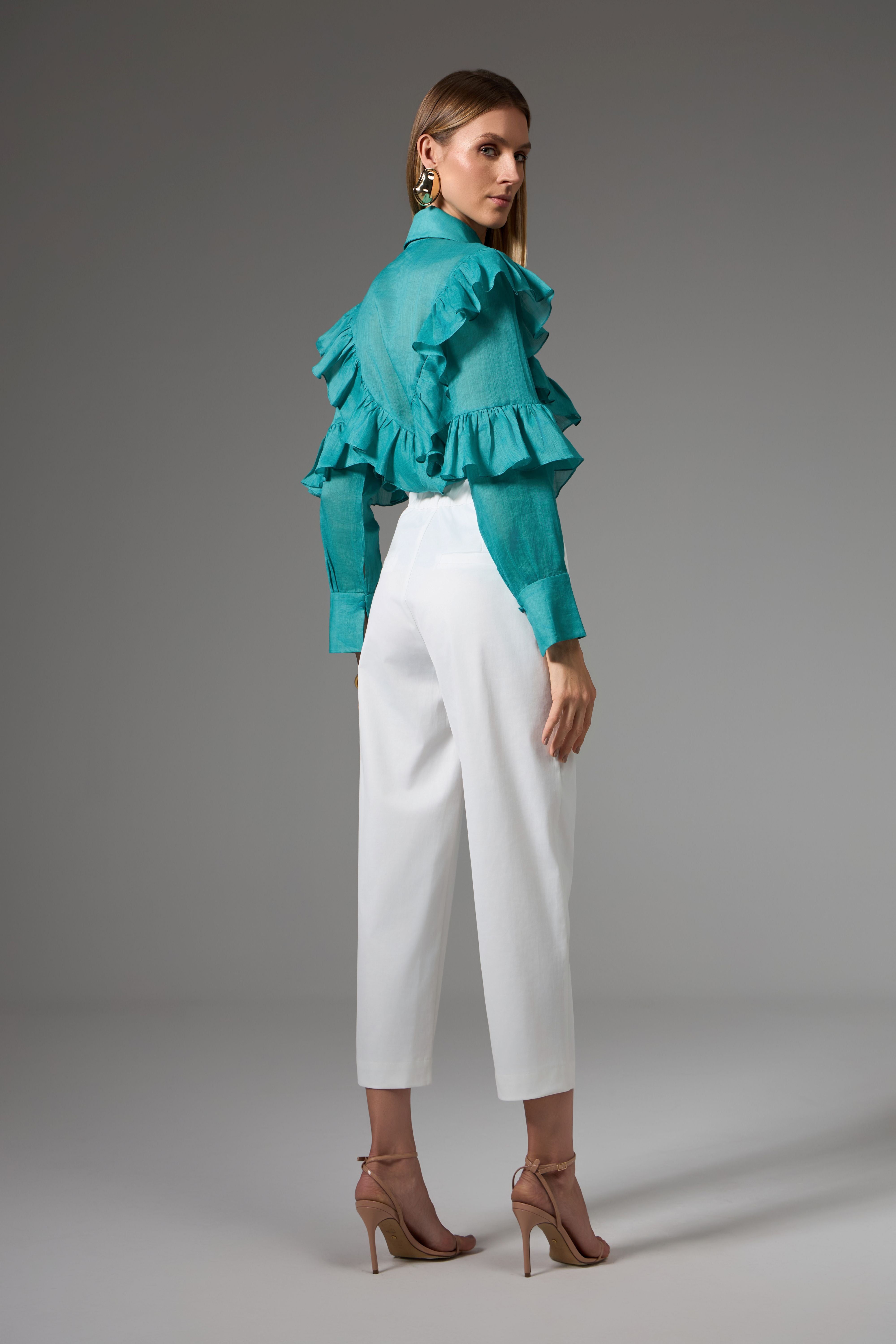 CAMISA MONACO VERDE PETRÓLEO