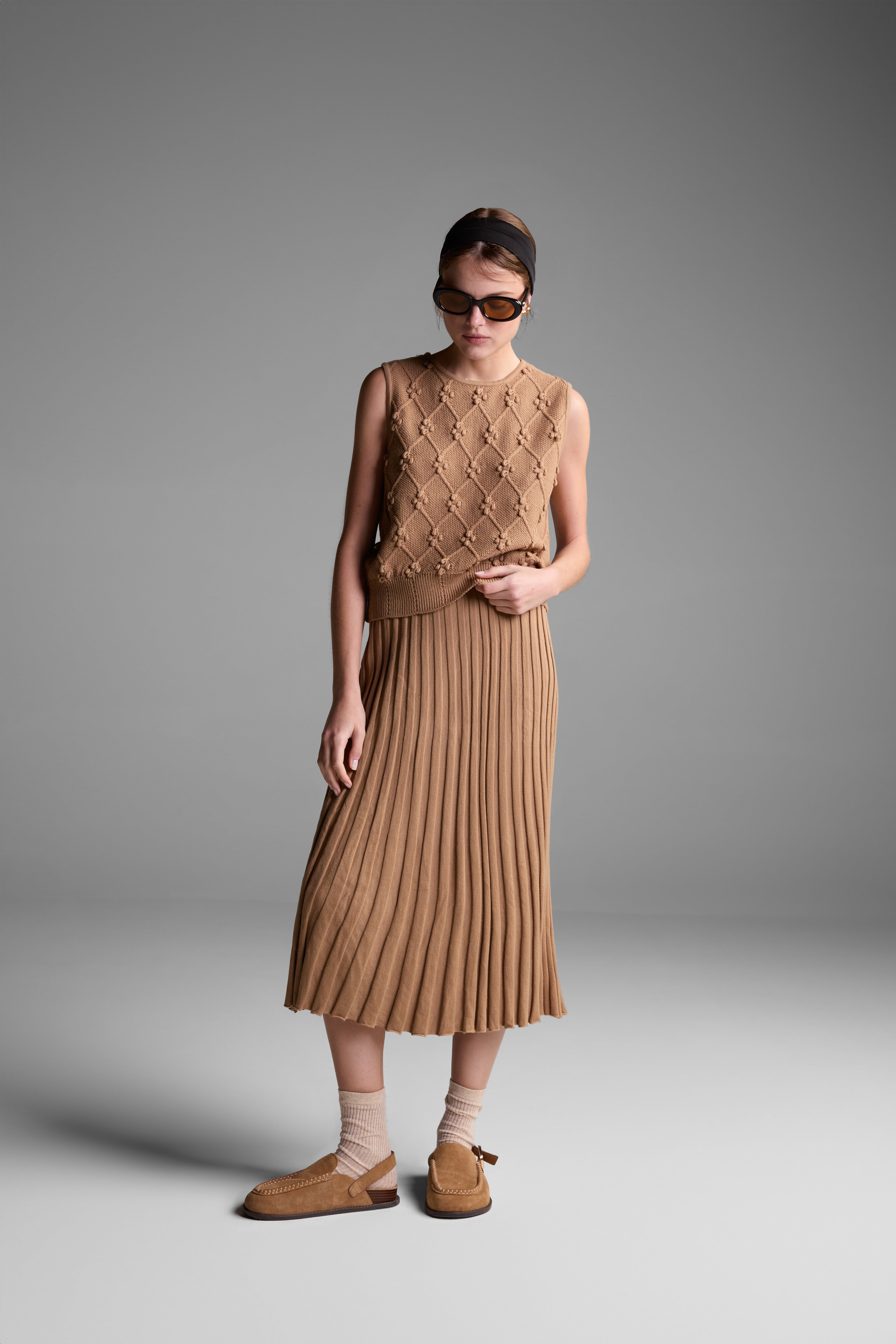 CHALECO CAMEL PARKER